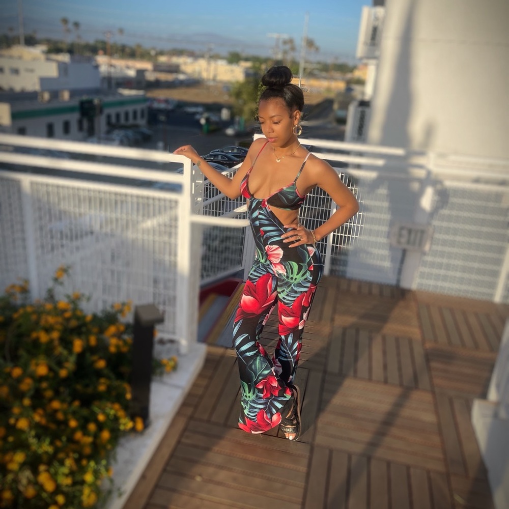 Floral Spring/Summer Jumpsuit